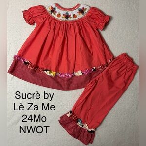 24m Smocked Thanksgiving outfit